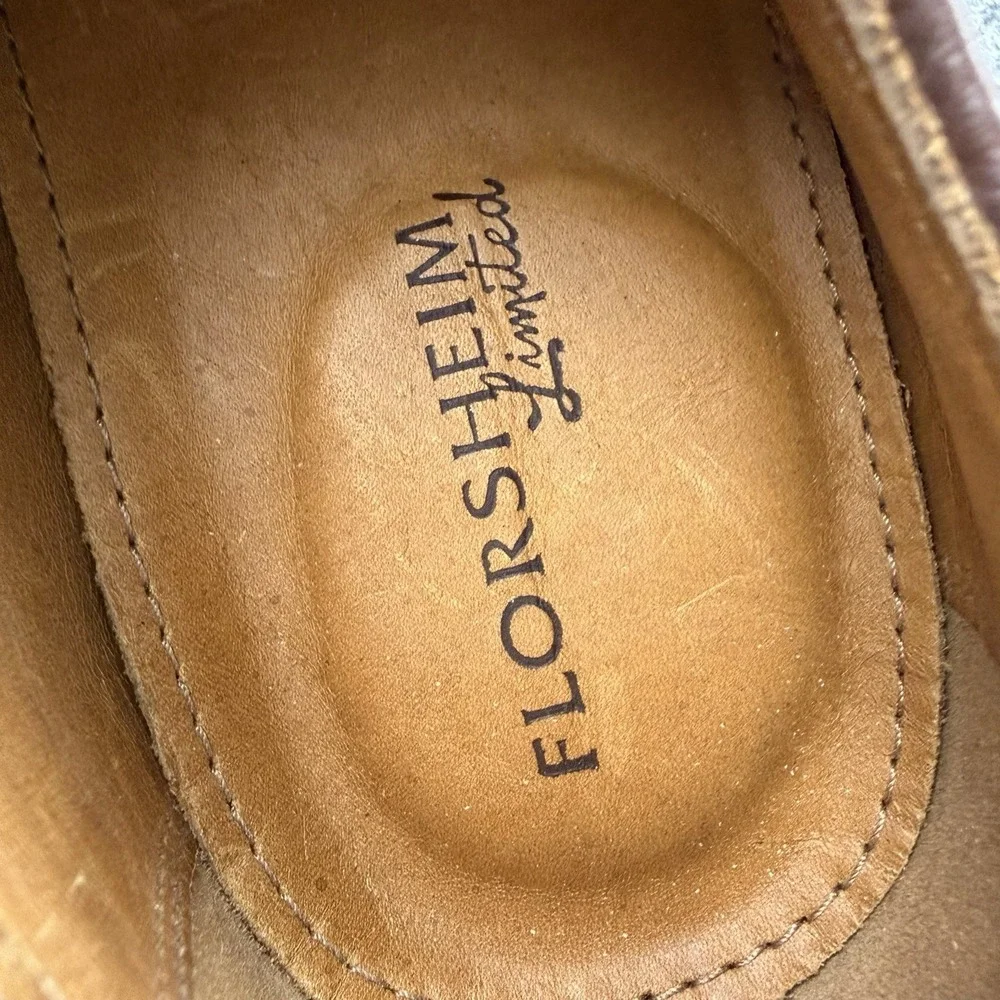 Florsheim‎ Limited Spectator Wingtip Oxford Shoes Mens 7D Brown Cream